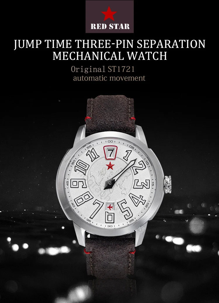 SEAKOSS Seagull 1963 One Hands Automatic Mechanical Watch China Aviation Pilots Wristwatches Sapphire Luminous Clock