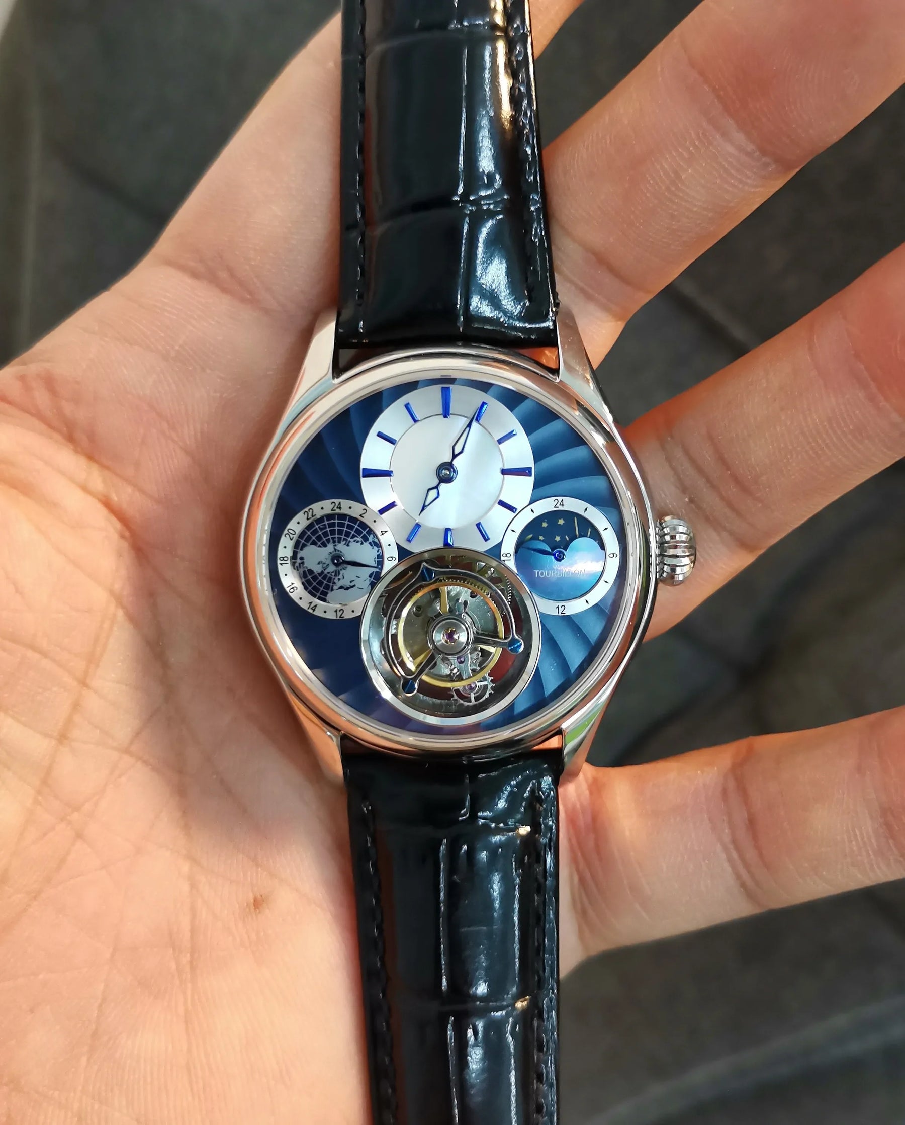 SEAKOSS Mechanical Men's Luxury WrisWatches Male Tourbillon Skeleton Hollow Watch Sapphire Waterproof Clock Support Dropshipping