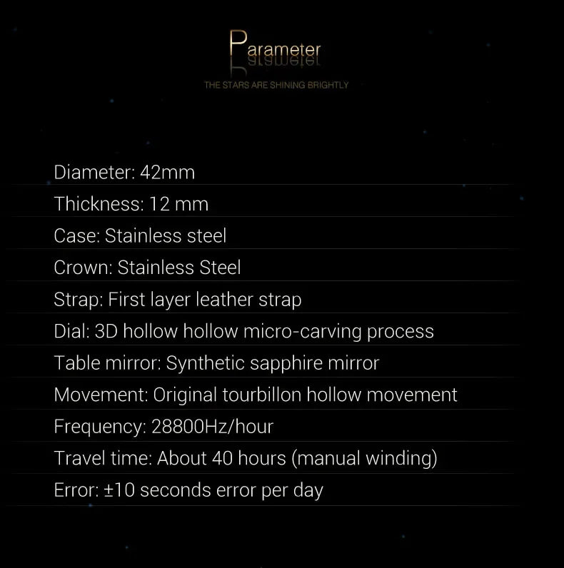 SEAKOSS Zodiac Tiger Super Skeleton Real Tourbillon Watch Men Luxury Sapphire Glass Men's Hand Wind Mechanical Watches Leather