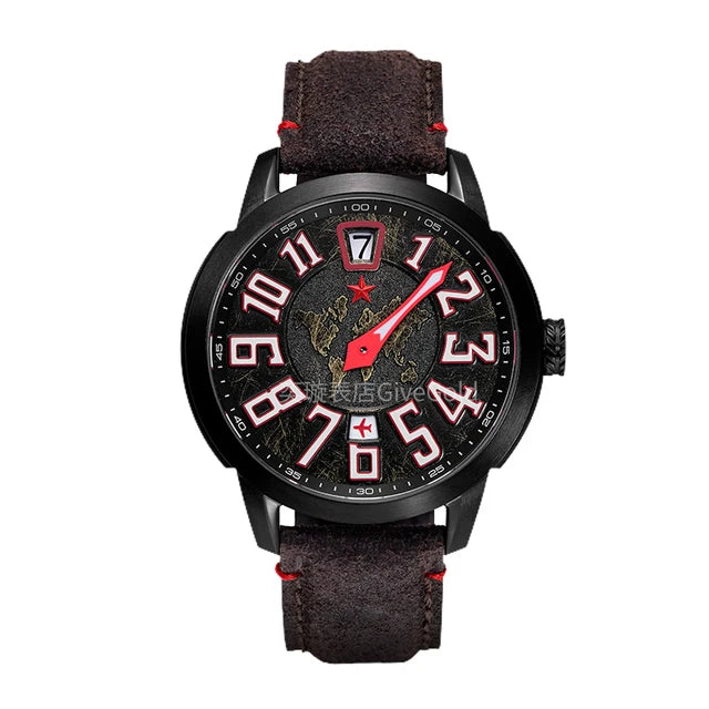 SEAKOSS Seagull 1963 One Hands Automatic Mechanical Watch China Aviation Pilots Wristwatches Sapphire Luminous Clock