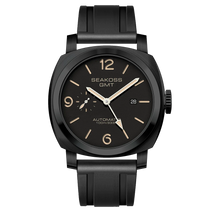 SEAKOSS 100m Diving Men GMT Automatic Mechanical Watches 1963 Clock Original Dual Time Zone Super Luminous Sapphire Wristwatches