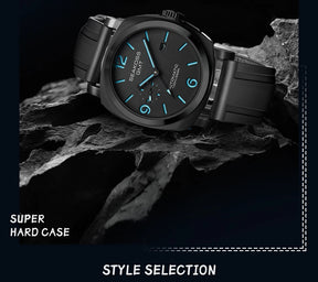 SEAKOSS 100m Diving Men GMT Automatic Mechanical Watches 1963 Clock Original Dual Time Zone Super Luminous Sapphire Wristwatches