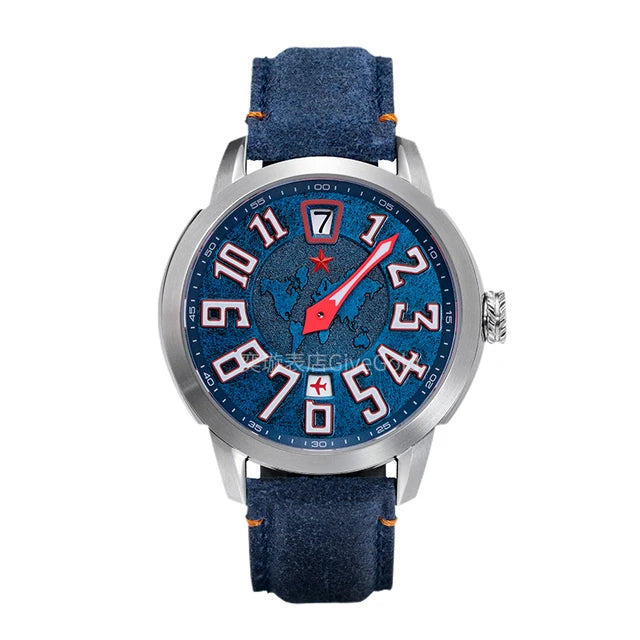 SEAKOSS Seagull 1963 One Hands Automatic Mechanical Watch China Aviation Pilots Wristwatches Sapphire Luminous Clock